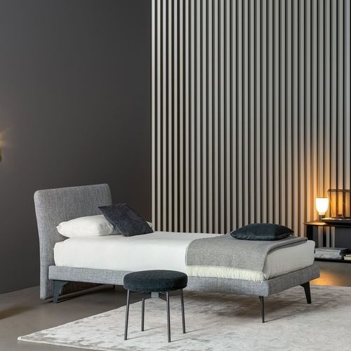 Lit double - Tonight - BONALDO - simple / contemporain / tapissé