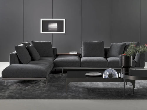 Canapé modulable - Phil - BONALDO - contemporain / en tissu / en cuir
