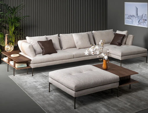Canapé modulable - Aliante - BONALDO - d'angle / contemporain / en tissu