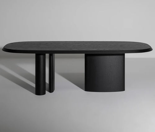 Table à manger contemporaine - Padiglioni - BONALDO - en chêne / en noyer / en placage de bois