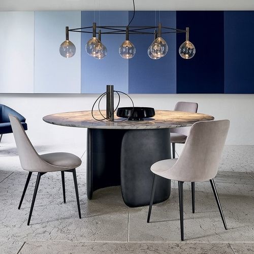 Table à manger contemporaine - MELLOW - BONALDO - en bois massif / en placage de bois / en bois laqué