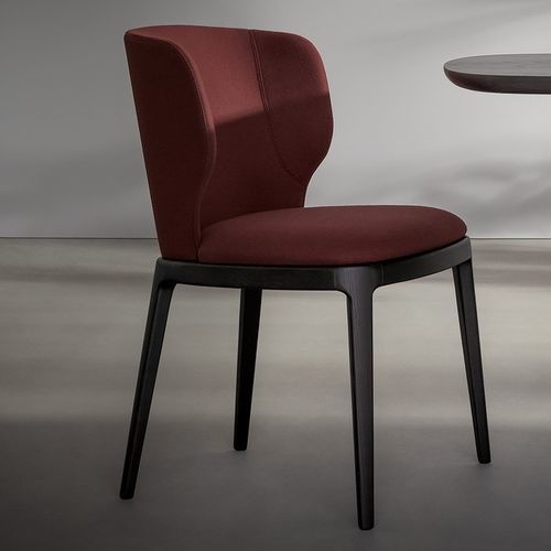 Chaise de salle à manger contemporaine - Joy - BONALDO - d'intérieur / en cuir / en tissu