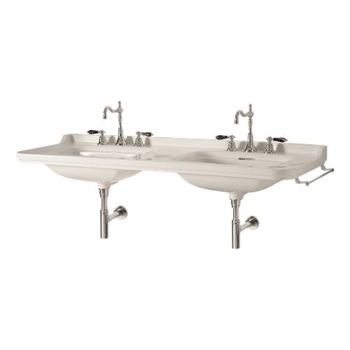 Vasque à poser - 4143 - Kerasan - en céramique / avec miroir ajustable / double