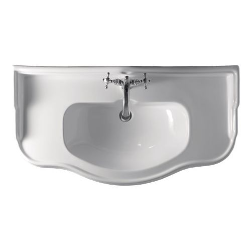 Vasque à poser - 1050 - Kerasan - en céramique / avec miroir ajustable / 1 trou