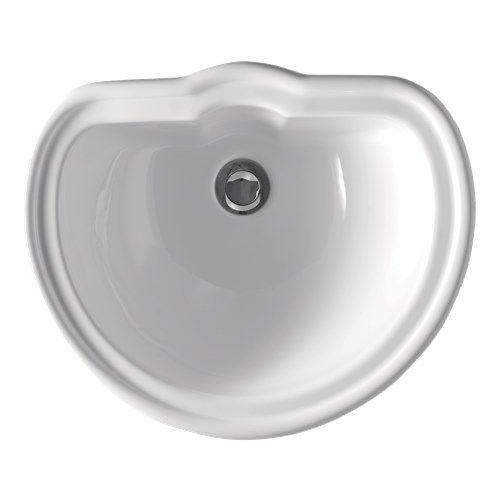 Vasque à encastrer - 1031 - Kerasan - en céramique / avec miroir ajustable / 1 trou