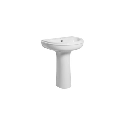 Vasque sur pied - CHLP07051T0M - Azzurra - en céramique / 3 trous / avec trop-plein