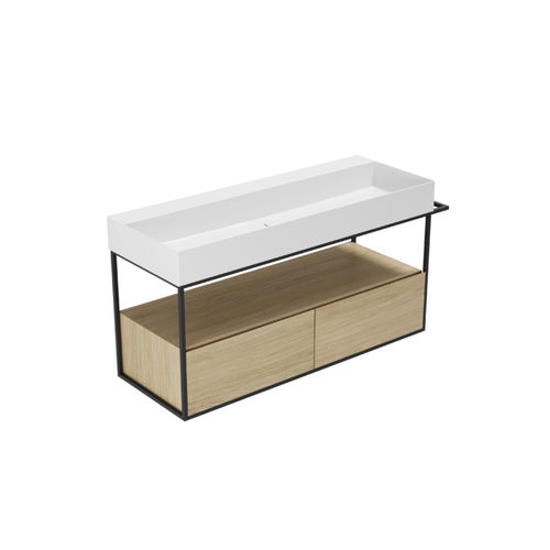 Console pour lavabo en métal peint - MSQ 122 - Azzurra