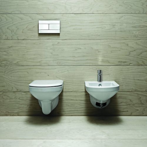 WC suspendu - THVCSPA00010 - Azzurra - en céramique / professionnel / allongé