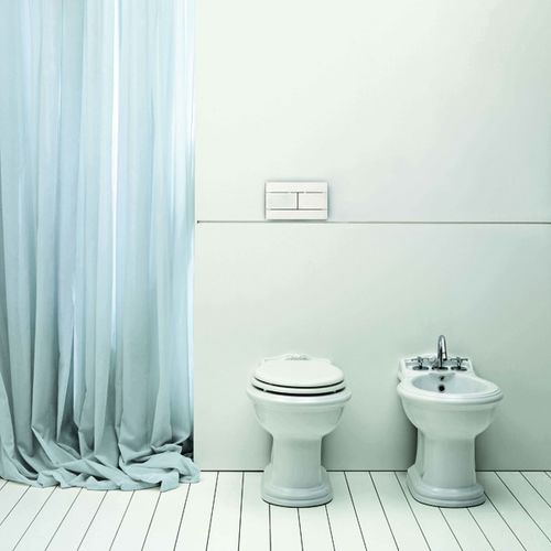 WC à poser - JUVCTPB00000 - Azzurra - en céramique / professionnel / ovale