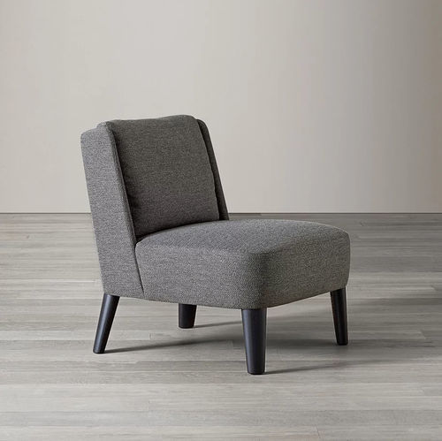 Chauffeuse contemporaine - CECILE - MERIDIANI - en tissu / en cuir / en bois