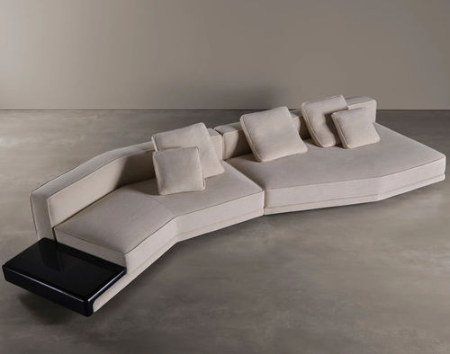 Canapé modulable - MAX - MERIDIANI - d'angle / contemporain / en tissu
