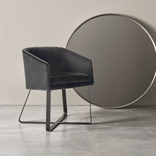 Chaise contemporaine - LOLYTA - MERIDIANI - d'intérieur / en tissu / en cuir