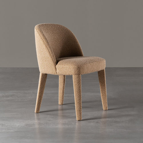Chaise de salle à manger contemporaine - ODETTE - MERIDIANI - d'intérieur / en tissu / en cuir
