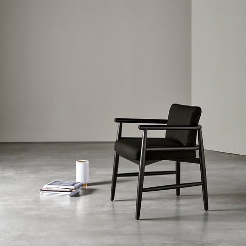 Chaise contemporaine - TERESINA - MERIDIANI - d'intérieur / en tissu / en cuir