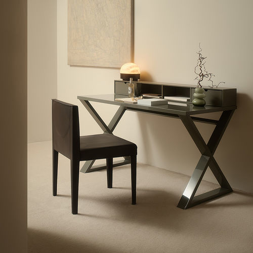 Meuble secrétaire contemporain - CRUIS - MERIDIANI - en chêne / en bois laqué brillant / en bois laqué mat