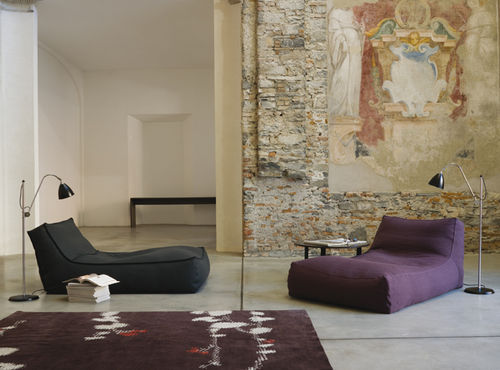 Chaise longue contemporaine - ZOE  - Verzelloni - en tissu / par Studio Lievore Altherr Molina