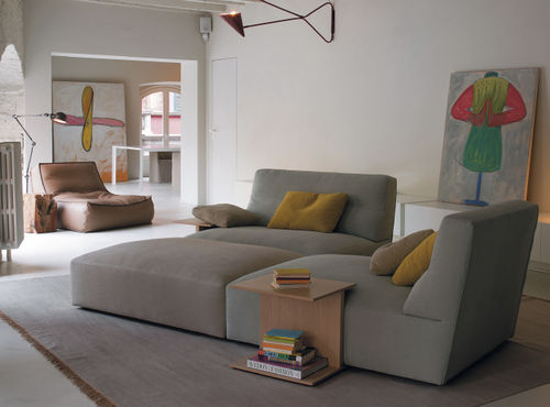 Chaise longue contemporaine - JOE - Verzelloni - en tissu / par Studio Lievore Altherr Molina