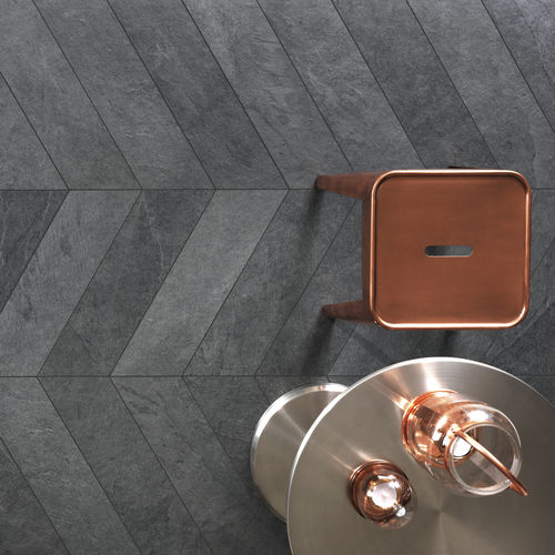 Carrelage en grès cérame - GRAY FLOW - LEA CERAMICHE - poli / finition naturelle / structure