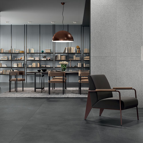 Carrelage en grès cérame - MASTER COAL - LEA CERAMICHE - en céramique / en béton / finition naturelle