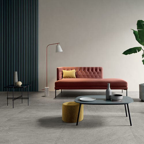 Carrelage en grès cérame - SLIMTECH NEXTONE : GREY - LEA CERAMICHE - finition naturelle / laminé / d'intérieur