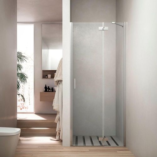Paroi de douche battante - SOHO QN - GLASS 1989 - en niche / en verre trempé / en verre transparent