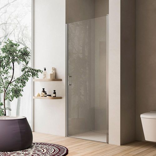 Paroi de douche à pivot - SOHO QF - GLASS 1989 - en niche / en verre trempé / en verre transparent