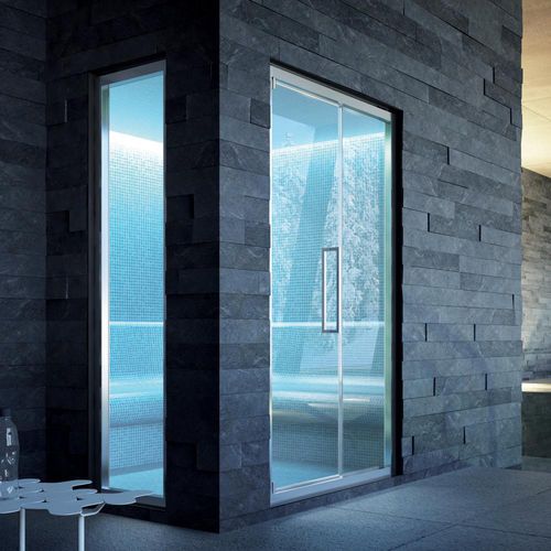 Siège de douche fixe - GLASS 1989 - à encastrer / en polystyrène / pour centre de spa