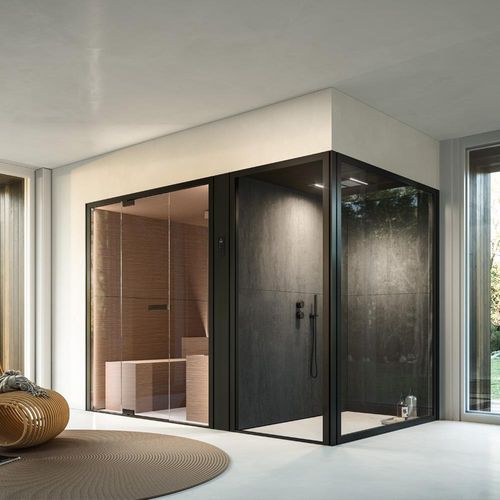 Sauna hammam - CHILLOUT - 02 - GLASS 1989 - résidentiel / en bois / en verre