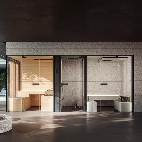 Sauna hammam - CHILLOUT - 03 - GLASS 1989 - résidentiel / en bois / en verre