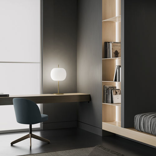 Lampe de table - KUSHI XL - Kundalini - en métal / en verre soufflé / contemporaine