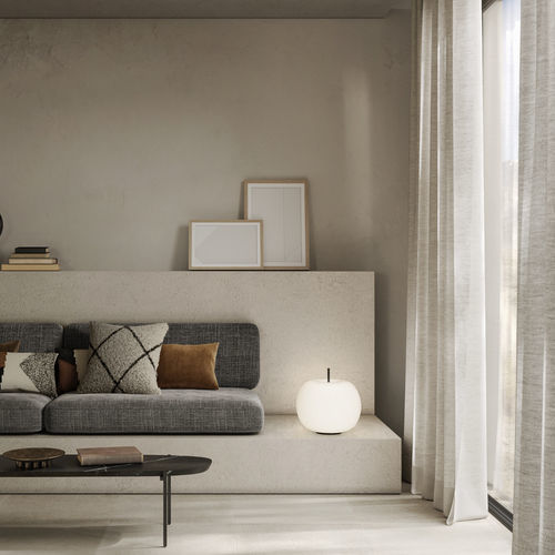 Lampe de table - KUSHI - Kundalini - en métal / en verre soufflé / contemporaine