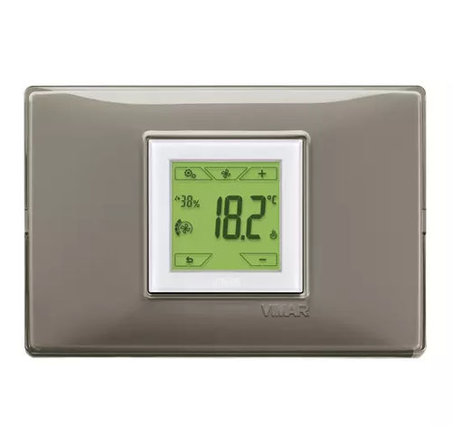 Thermostat électronique - 02952.B - VIMAR - programmable / pour chauffage / pour climatisation