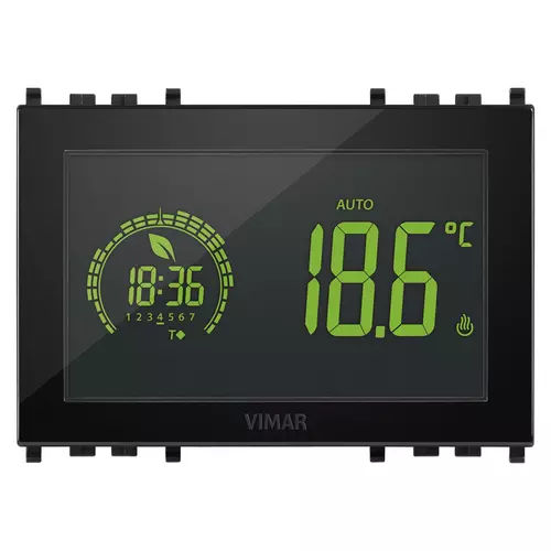 Thermostat électronique - 3M - VIMAR - programmable / pour chauffage / pour climatisation