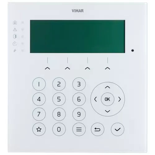 Clavier de commande pour système d'alarme - 03817 - VIMAR - mural