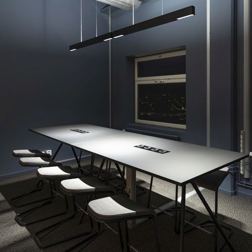 Luminaire suspendu - COMPAR LINEAR - ERCO Leuchten - à LED / rectangulaire / professionnel