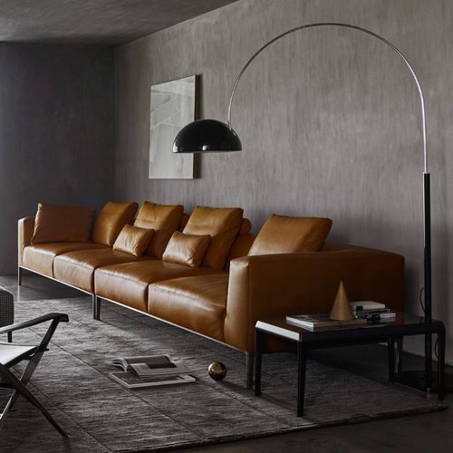 Canapé modulable - Michel Effe - B&B Italia - contemporain / en tissu / en cuir