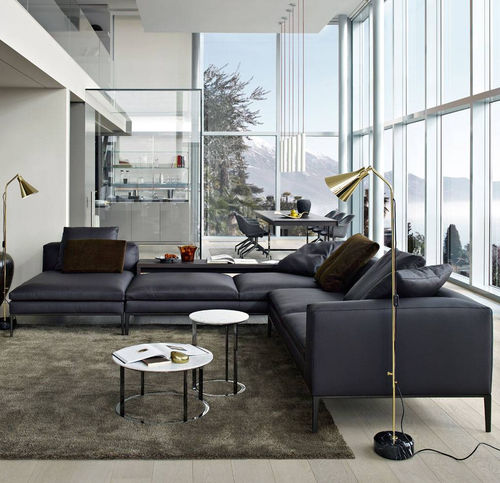 Canapé modulable - Michel - B&B Italia - contemporain / en tissu / en cuir