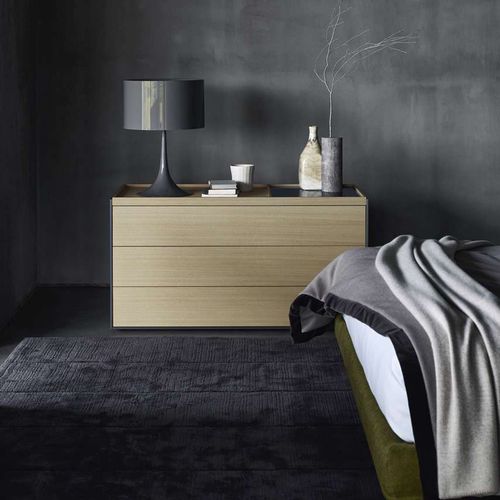 Commode contemporaine - Surface - B&B Italia - en bois / en MDF laqué / en acier