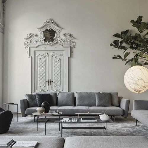 Canapé modulable - Sak&eacute; - B&B Italia - contemporain / en tissu / en cuir