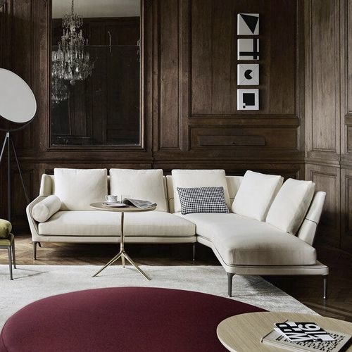 Canapé modulable - Édouard - B&B Italia - en arc de cercle / contemporain / en tissu