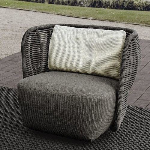 Fauteuil contemporain - Bay - B&B Italia - en tissu / en acier / en polypropylène