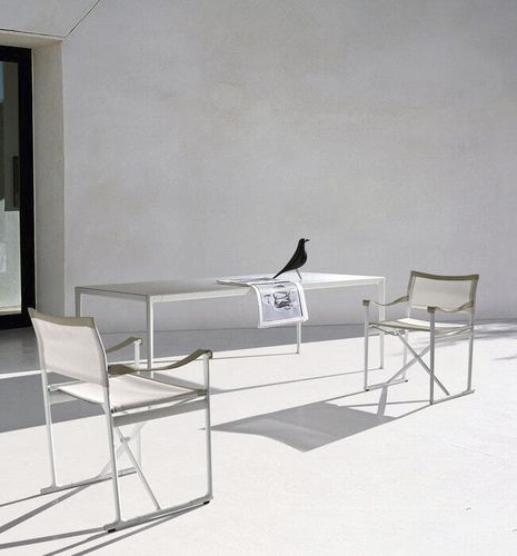 Console contemporaine - MIRTO - B&B Italia - en aluminium / en grès cérame / en grès émaillé