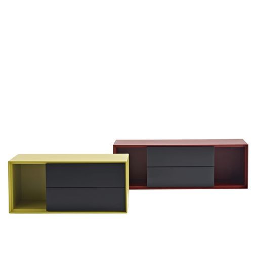 Commode contemporaine - Dado - B&B Italia - en MDF laqué / par Studio Kairos / rectangulaire