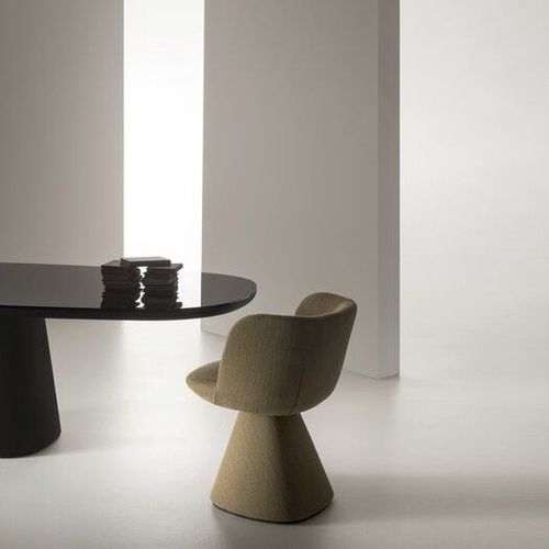 Chaise contemporaine - Flair O' - B&B Italia - d'intérieur / en tissu / en acier