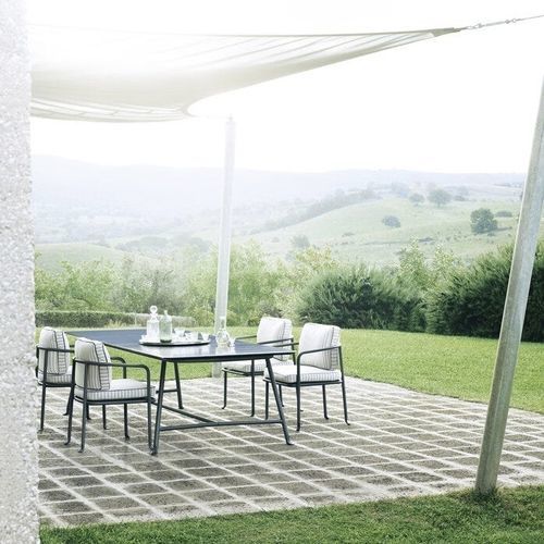 Chaise contemporaine - BOREA - B&B Italia - d'intérieur / en tissu / en aluminium