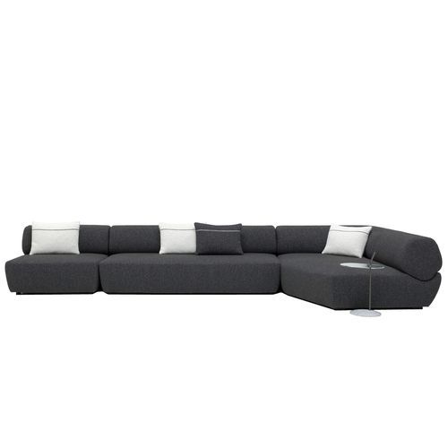 Canapé modulable - Naviglio - B&B Italia - contemporain / en tissu / à coussins