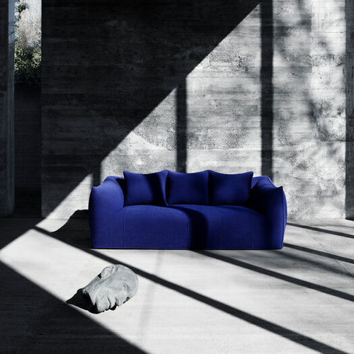 Canapé contemporain - Le Bambole - B&B Italia - en tissu / en cuir / avec accoudoirs