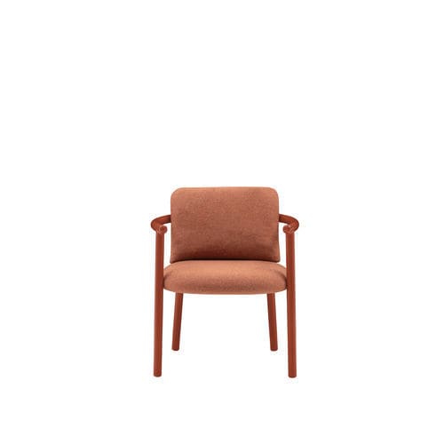 Chaise contemporaine - HERI O' - B&B Italia - d'intérieur / en tissu / avec piètement en bois massif