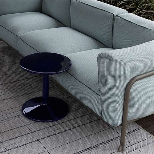 Table d'appoint contemporaine - Spool - B&B Italia - en grès cérame / avec piètement en acier inoxydable / avec piètement en grès cérame