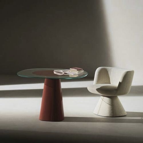 Fauteuil contemporain - FLAIR O' MAXI - B&B Italia - en tissu / en acier / beige